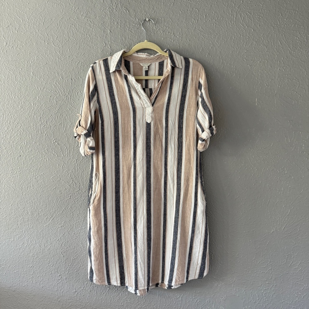 C EST 1946 Striped Dress - Medium